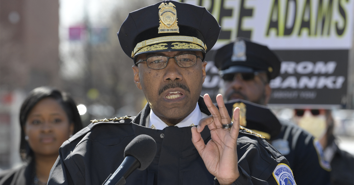Chief of the DC Police Department Robert J. Contee