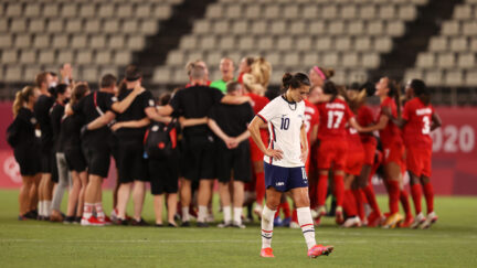 Carli Lloyd dejected