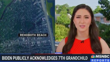 MSNBC Reports Live From Delaware On Biden 7th Grandchild Navy Roberts — Wonder 'How This Plays Out On The 2024 Campaign Trail'