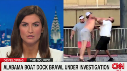 CNN's Kaitlan Collins Amazed By Viral Video of White Boaters Attacking Black Dock Worker — Starting WILD Brawl