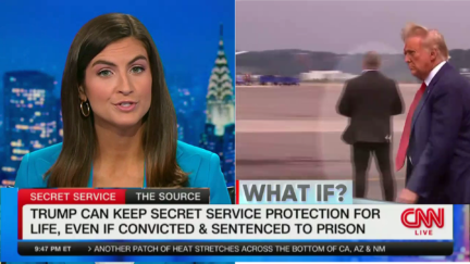 CNN's Kaitlan Collins Asks Big What If — What Does Secret Service Do If Trump 'Actually Has To Go To Prison'