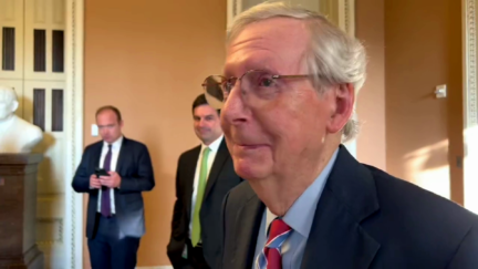 Mitch McConnell Tells Reporters He Zinged Biden When President Called To See If He's OK After Freezing Incident